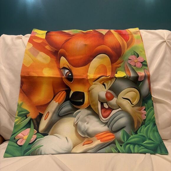 Bambi & Thumper in the Forest Reusable Shopping Bag Tote NWT Deer Rabbit - Picture 1 of 4